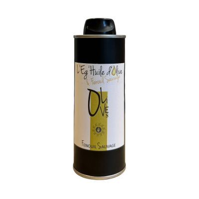 Huile extraite d'Olive & Fenouil Sauvage - Bidon métal