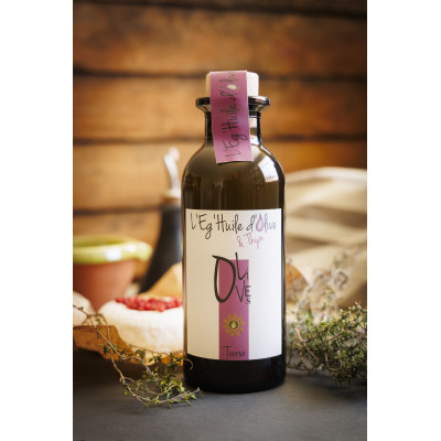 Huile extraite d'Olive & Thym de Provence - Mignonnette
