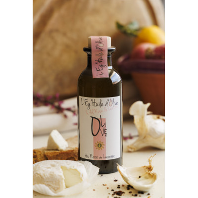 Huile extraite d'Olive & Aïl Rose - Mignonnette