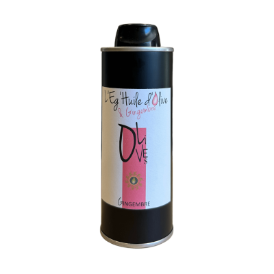 Huile extraite d'Olive & Gingembre - Bidon métal