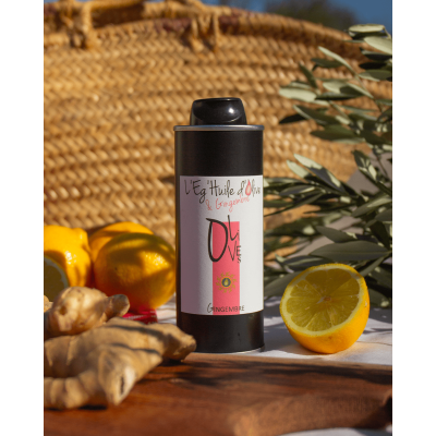 Huile extraite d'Olive & Gingembre - Bidon métal
