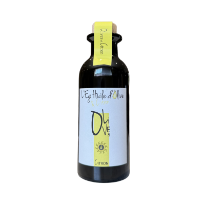 Huile extraite d'Olive & Citron - Bouteille en verre